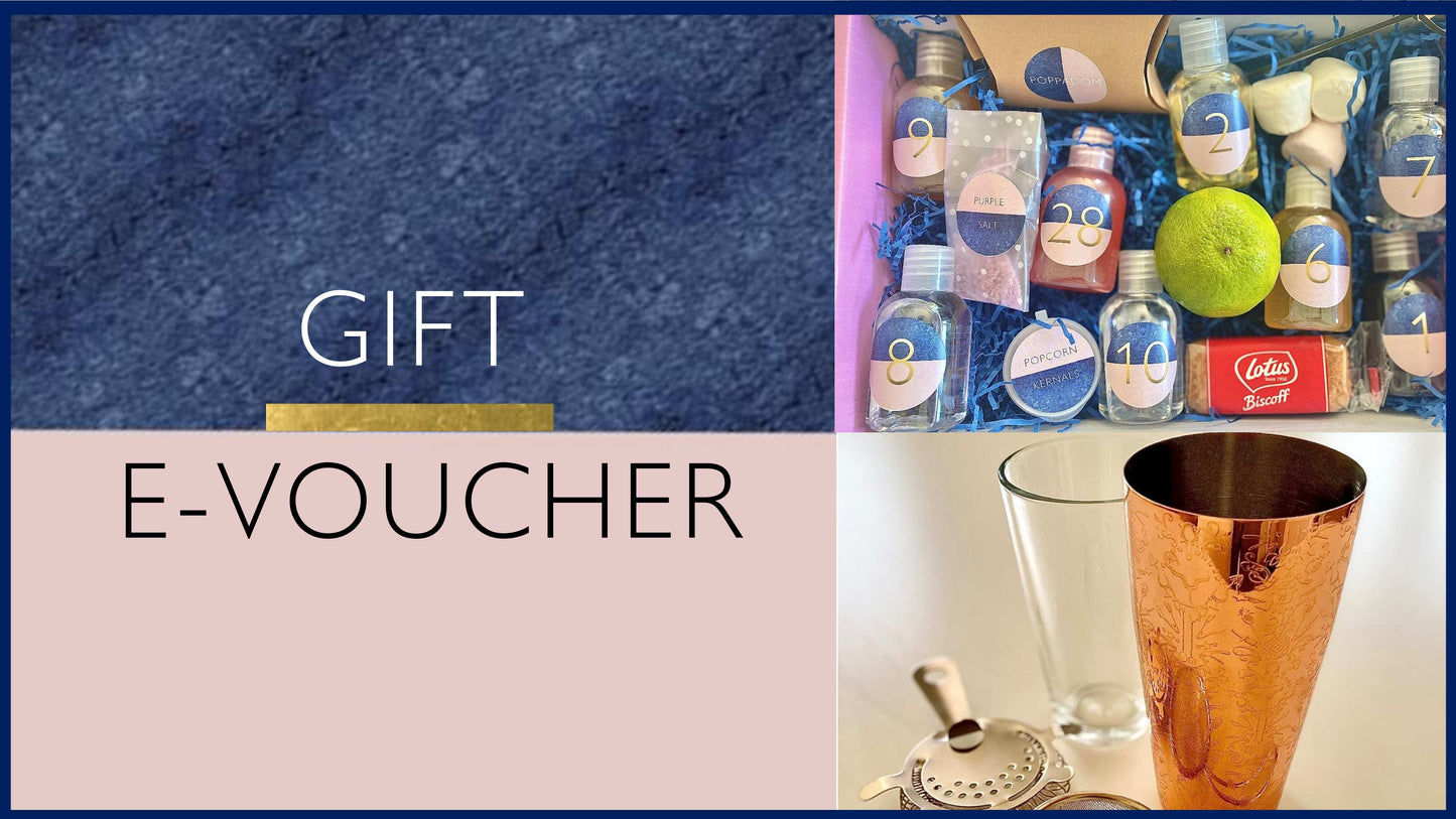Cocktail Box + Cocktail Shaker Gift E-Voucher